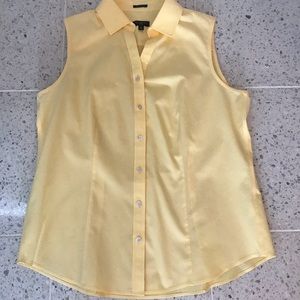 {Talbots}. Classic Sleeveless Shirt